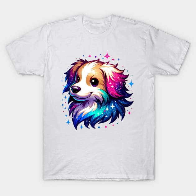 Cute Furry Dog Face T-Shirt by Odetee